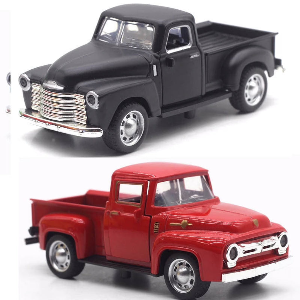 1:32 Vintage Alloy Pickup Truck Pull-Back Car Model Toys B24548