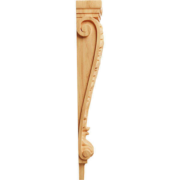 Red Oak Extra Large Acanthus Pilaster Corbel A494961