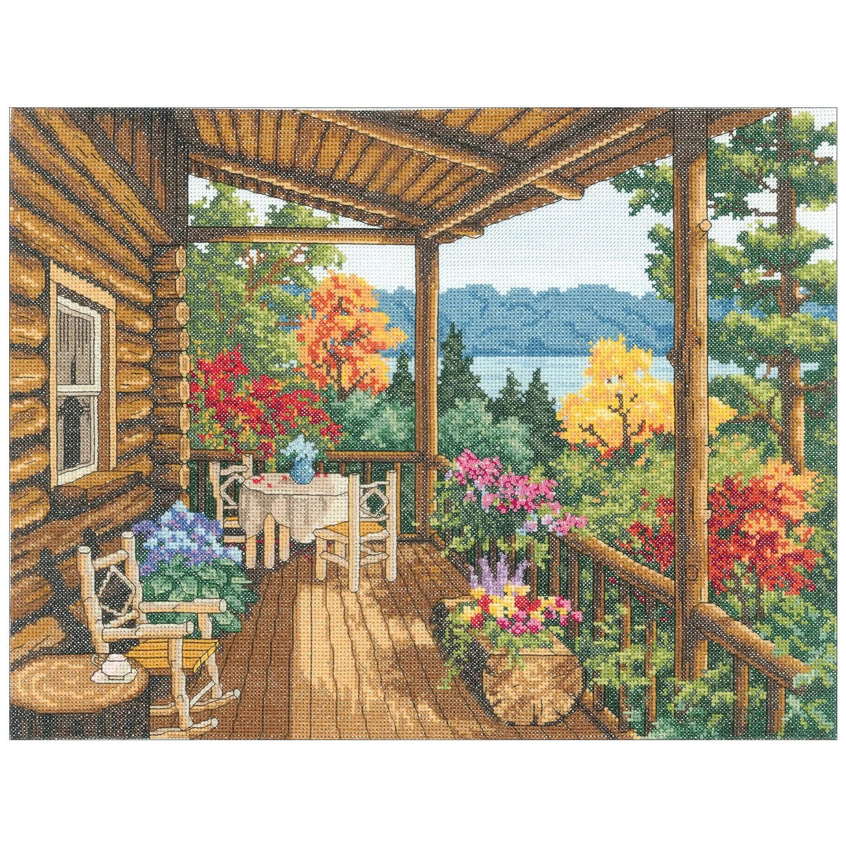 Counted Cross Stitch Kit 16x12 14 Count Y862