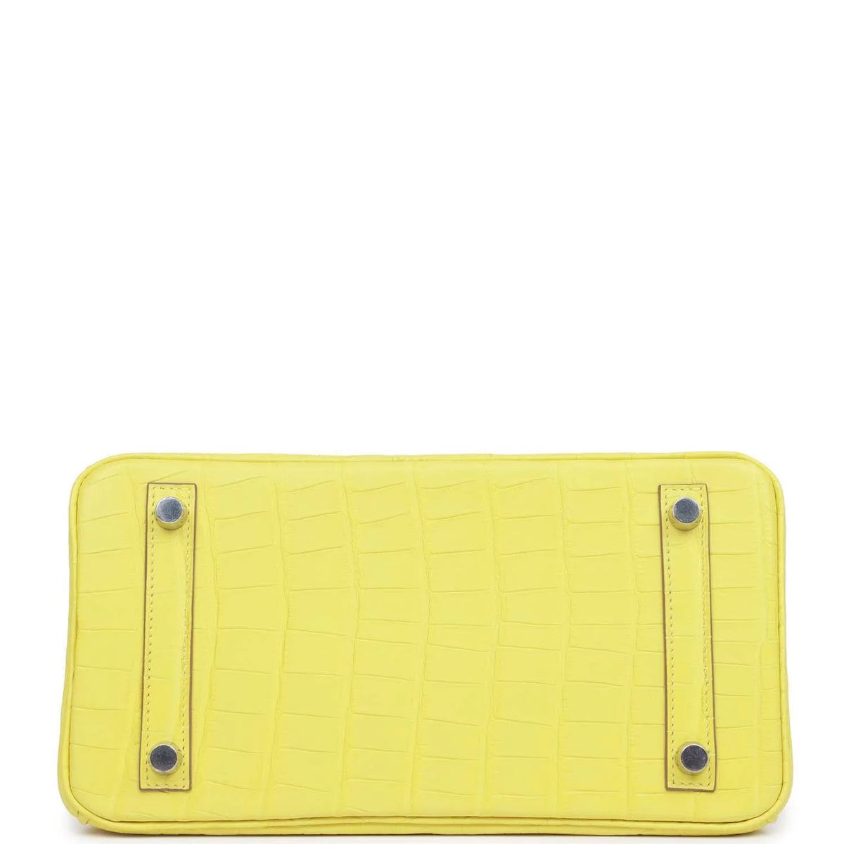 Lime Matte Alligator Bag Palladium Hardware B62426