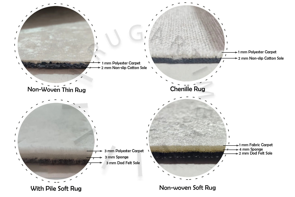 2'x3' Shimmery Marble Printed Rug C46880