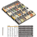28 Spice Jars 4-Tier Spice Rack Tray Y260108