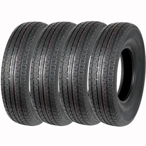Set of 4 10-Ply Load Range E Trailer Tires ST205/75R15 B43364