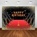 Red Carpet Birthday Backdrop Banner (7x5ft) C6948