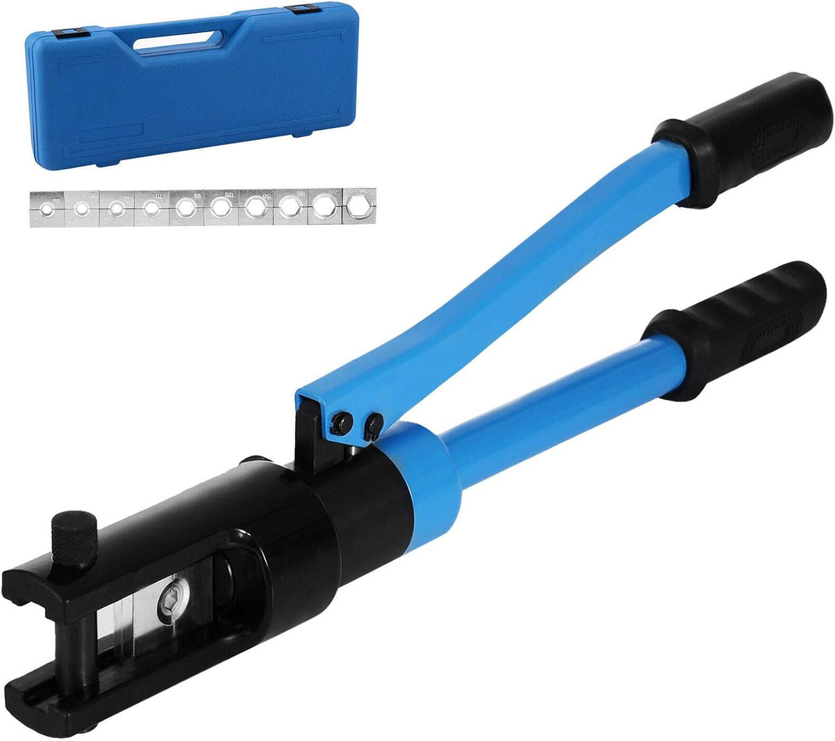 16 Ton Hydraulic Wire Crimper with 11 Dies Q781168