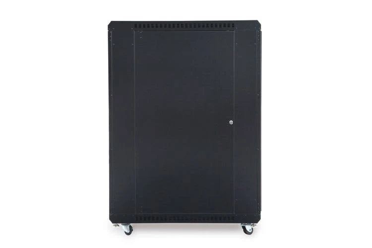 22U Cabinet with Glass Front and Vented Rear Doors V272