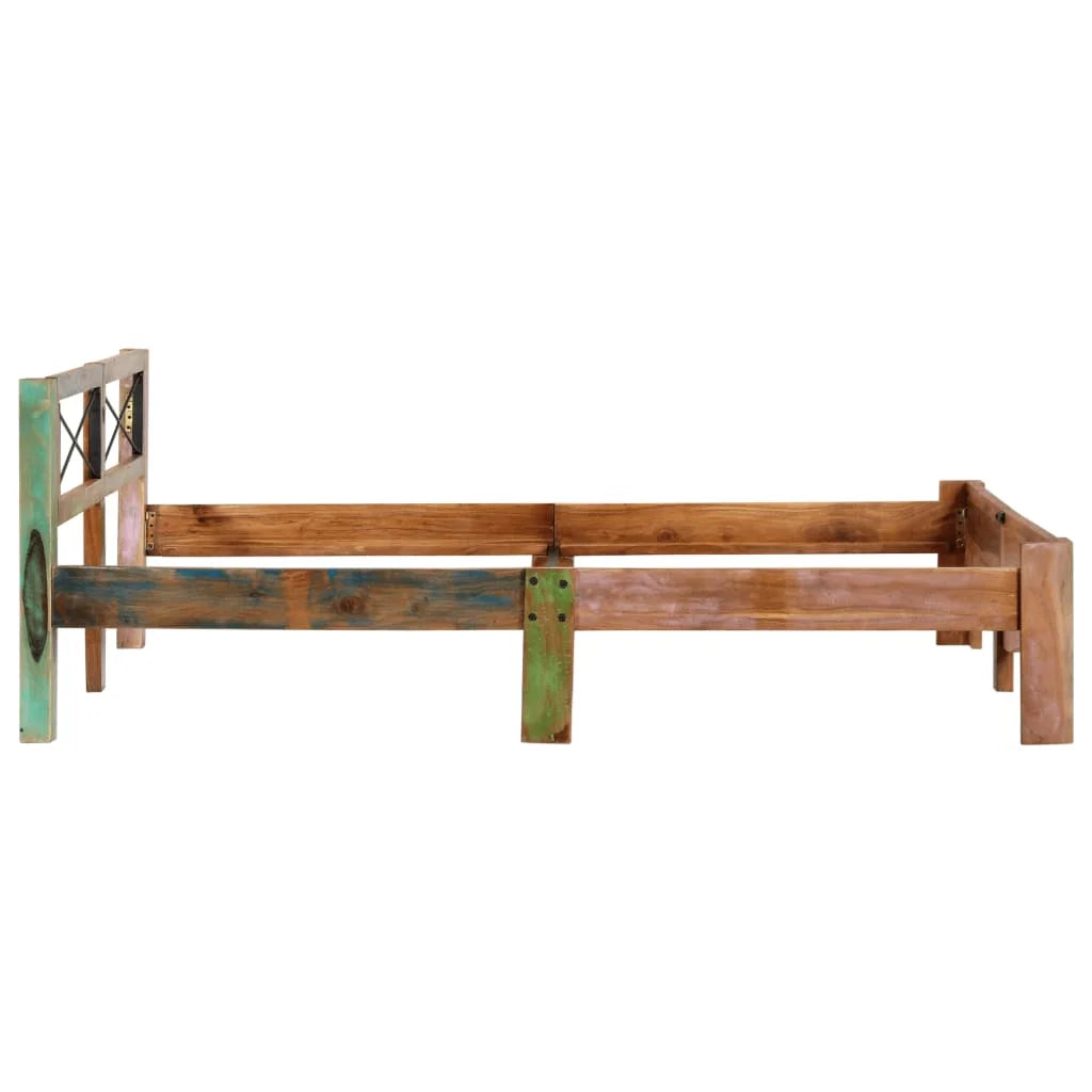 Solid Reclaimed Wood Bed Frame 63"x78.7" B3921