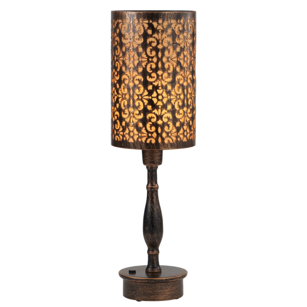 16.5'' Metal Cordless Rechargeable Touch Control Dimmable Table Lamp J11774
