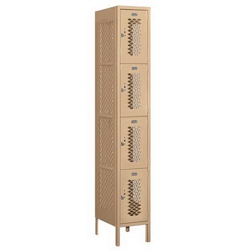 Four Tier Vented Metal Locker C680086