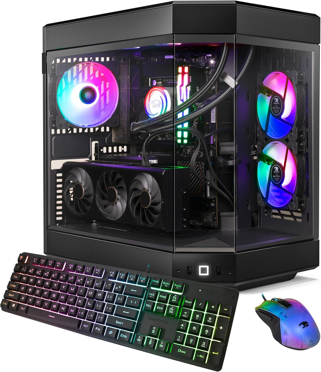 Black Gaming PC Desktop Intel Core i9 13900KF NVIDIA GeForce RTX 4070 12GB 32GB DDR5 1TB NVMe Windows 11 Home H13067