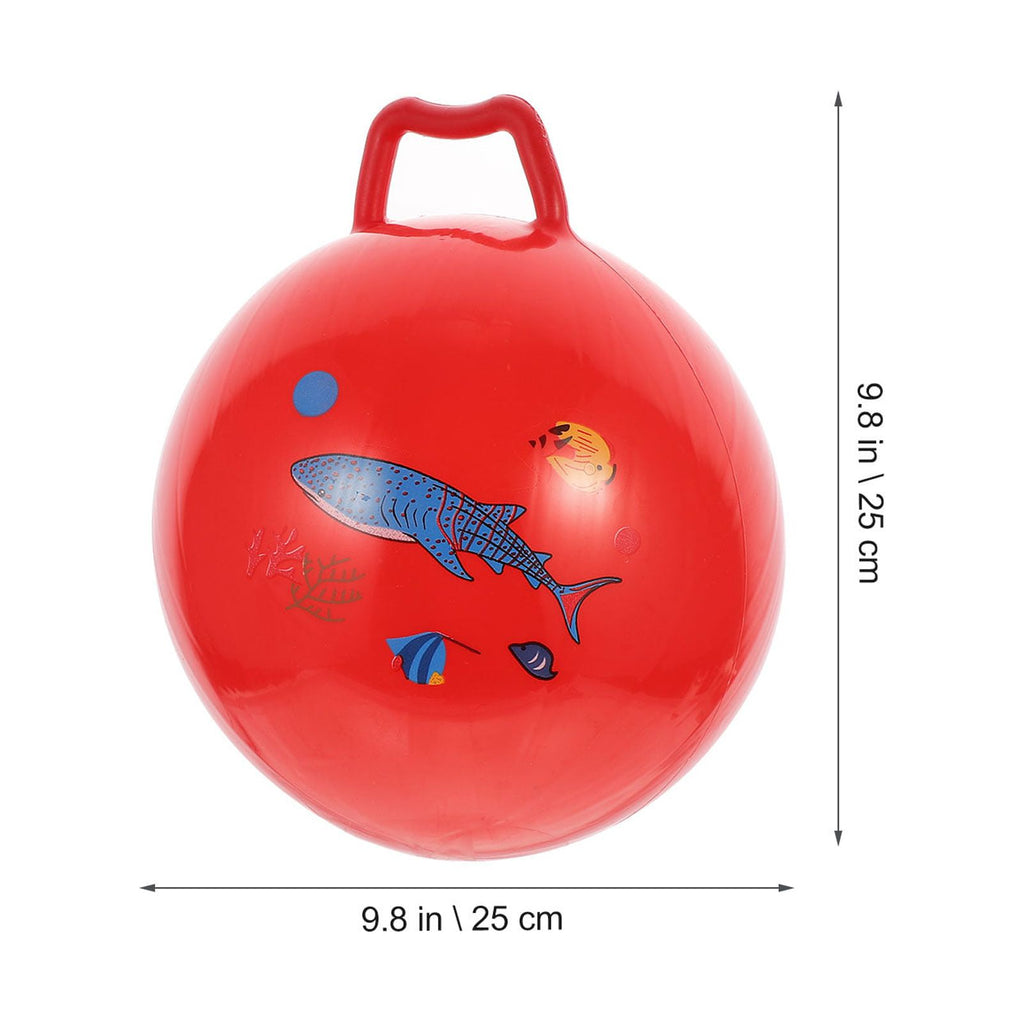 3Pcs Inflatable Hopper Balls with Handle V789997