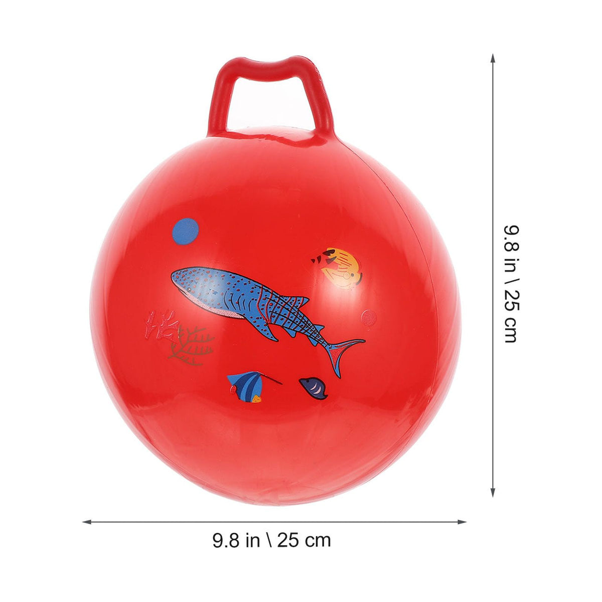 3Pcs Inflatable Hopper Balls with Handle V789997