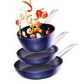 3Pieces Non Stick Aluminum Ceramic Frying Pan Set O904806