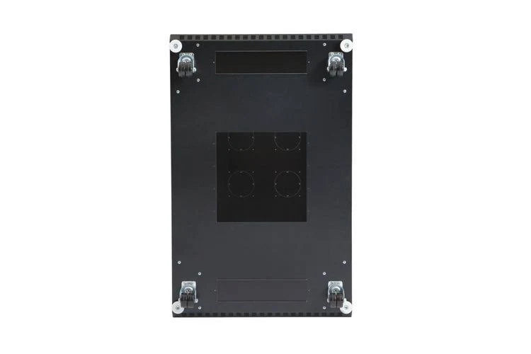 22U Cabinet with Glass Front and Vented Rear Doors V272