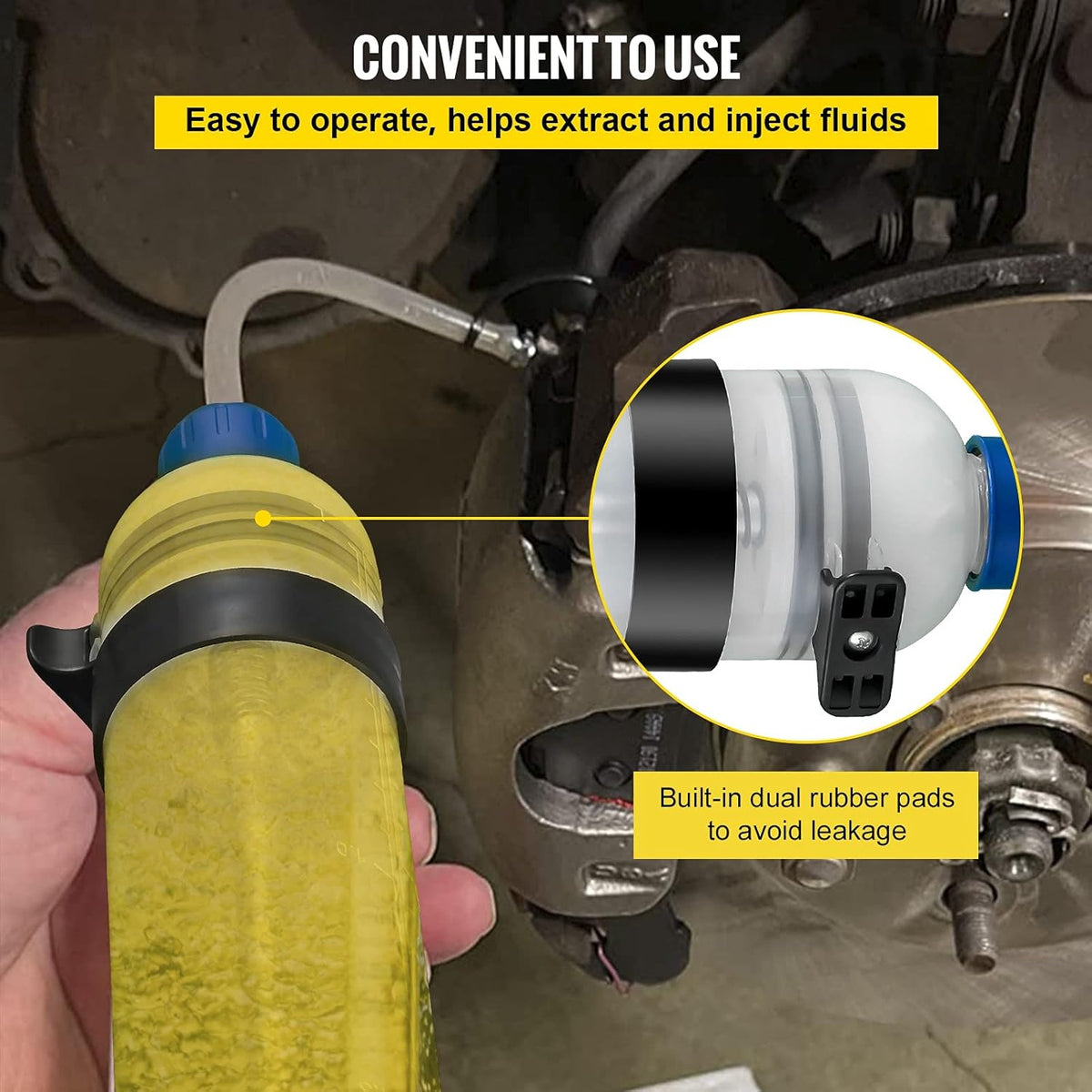 Transmission Fluid Pump Manual ATF Dispenser Tool Set with Adapters Pack of 2 B769233