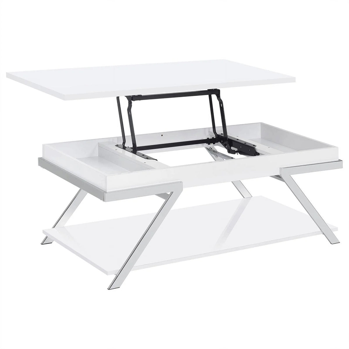 Contemporary Wood Lift Top Coffee Table O3353