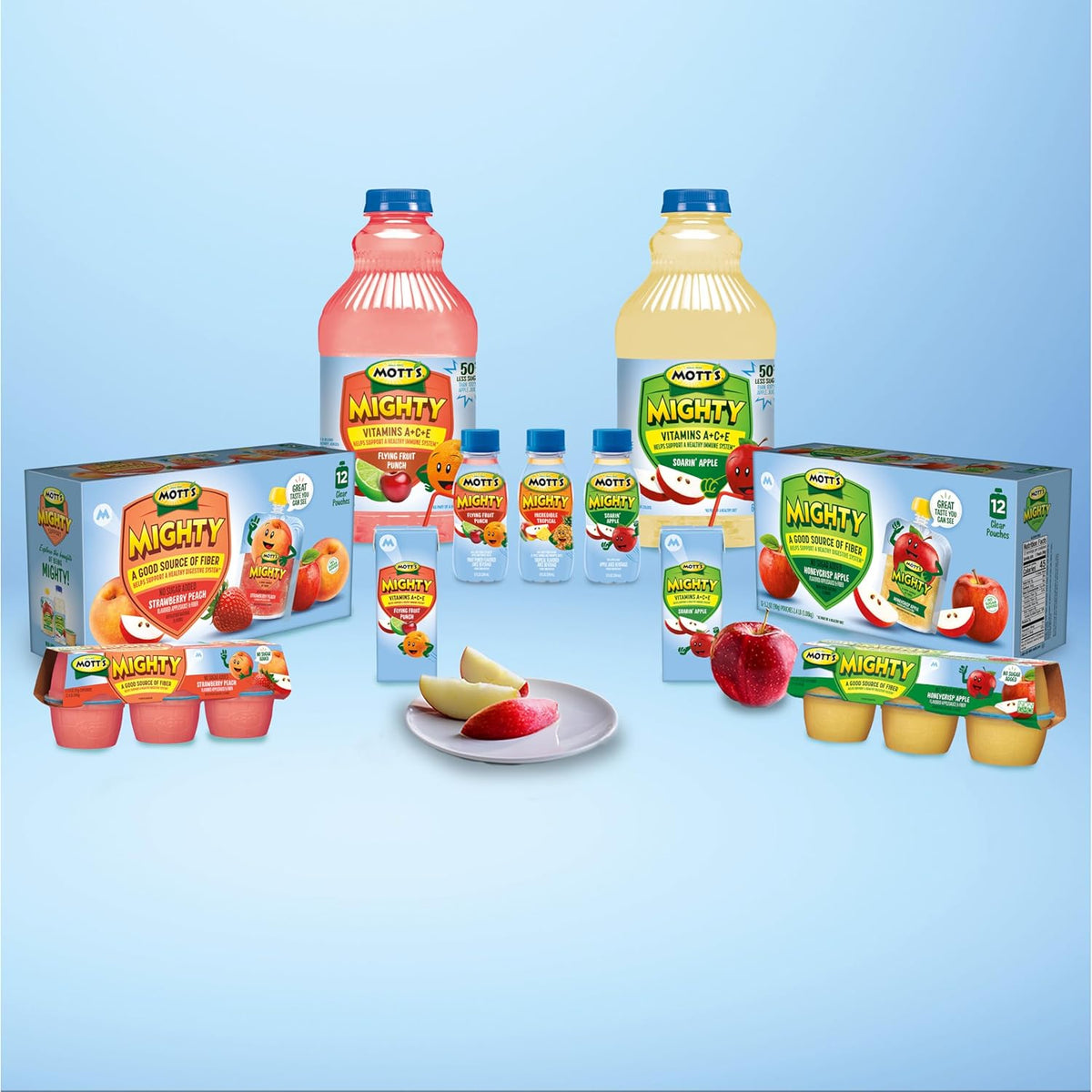 12 Pack 3.2 Oz Honeycrisp Apple Applesauce Pouches N857621