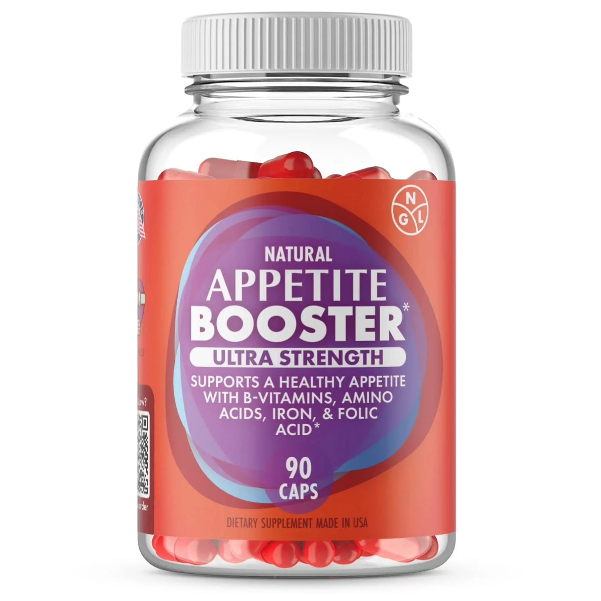 Appetite Booster Pills Extra Strength with Lysine Folic Acid Iron Thiamine B Complex Y2495