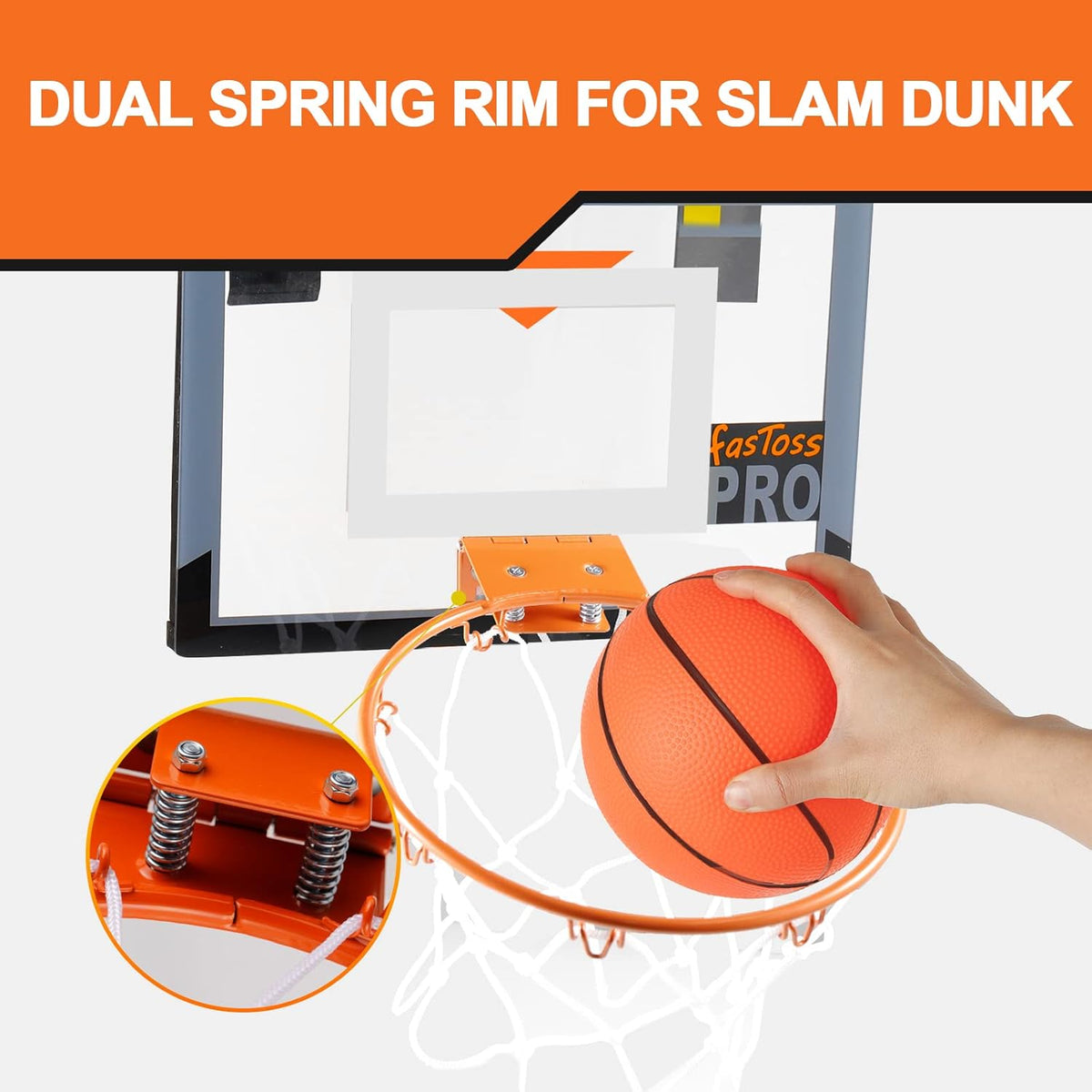 Transparent Mini Basketball Hoop K19401