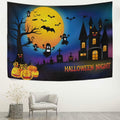 Black Rainbow Dogs Paw Footprints Tapestry Wall Hanging 60"x51" Y986804