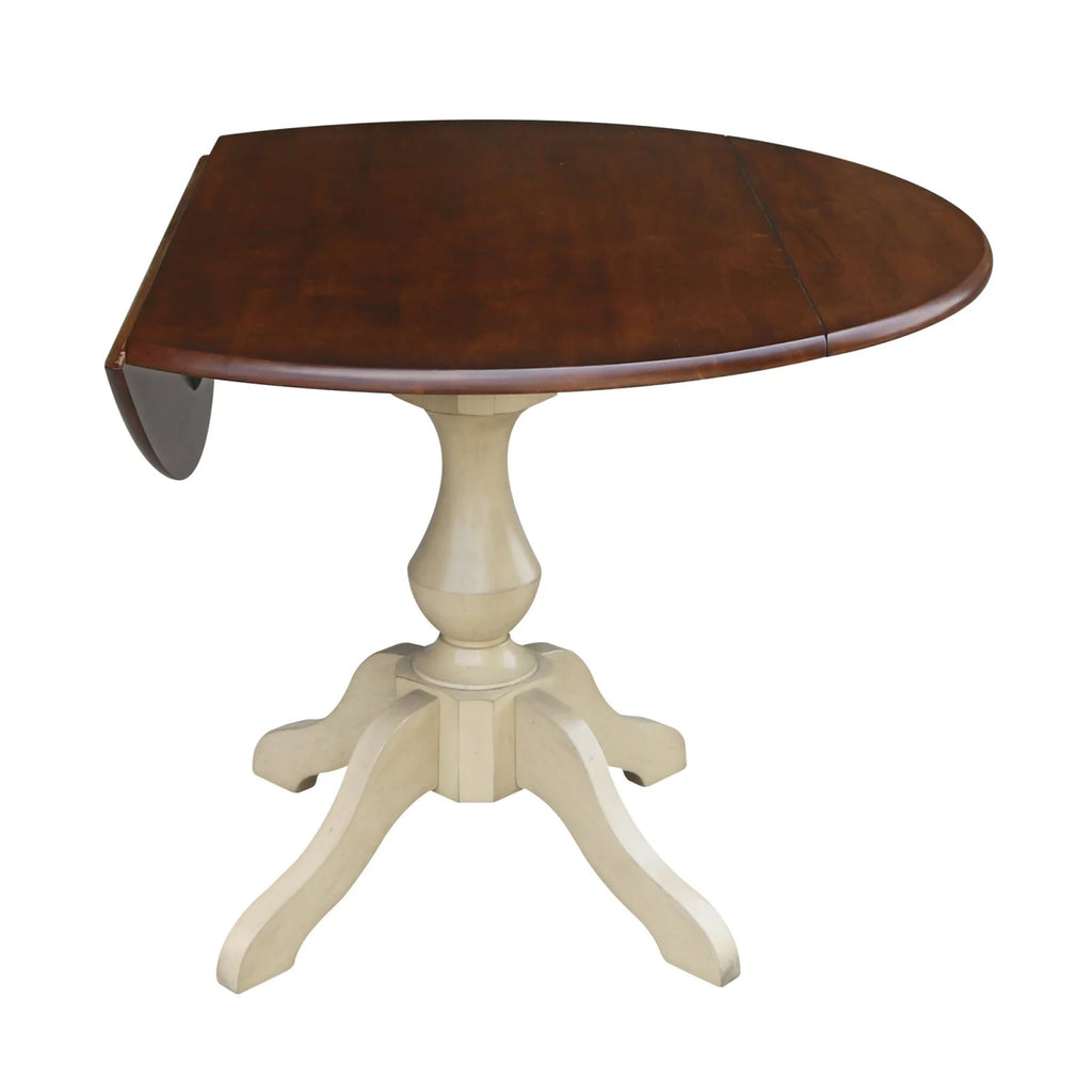 Drop Leaf Dining Table in White G10187