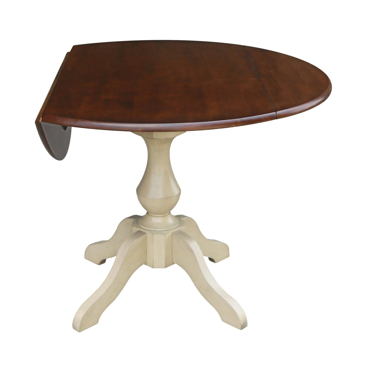 Drop Leaf Dining Table in White G10187