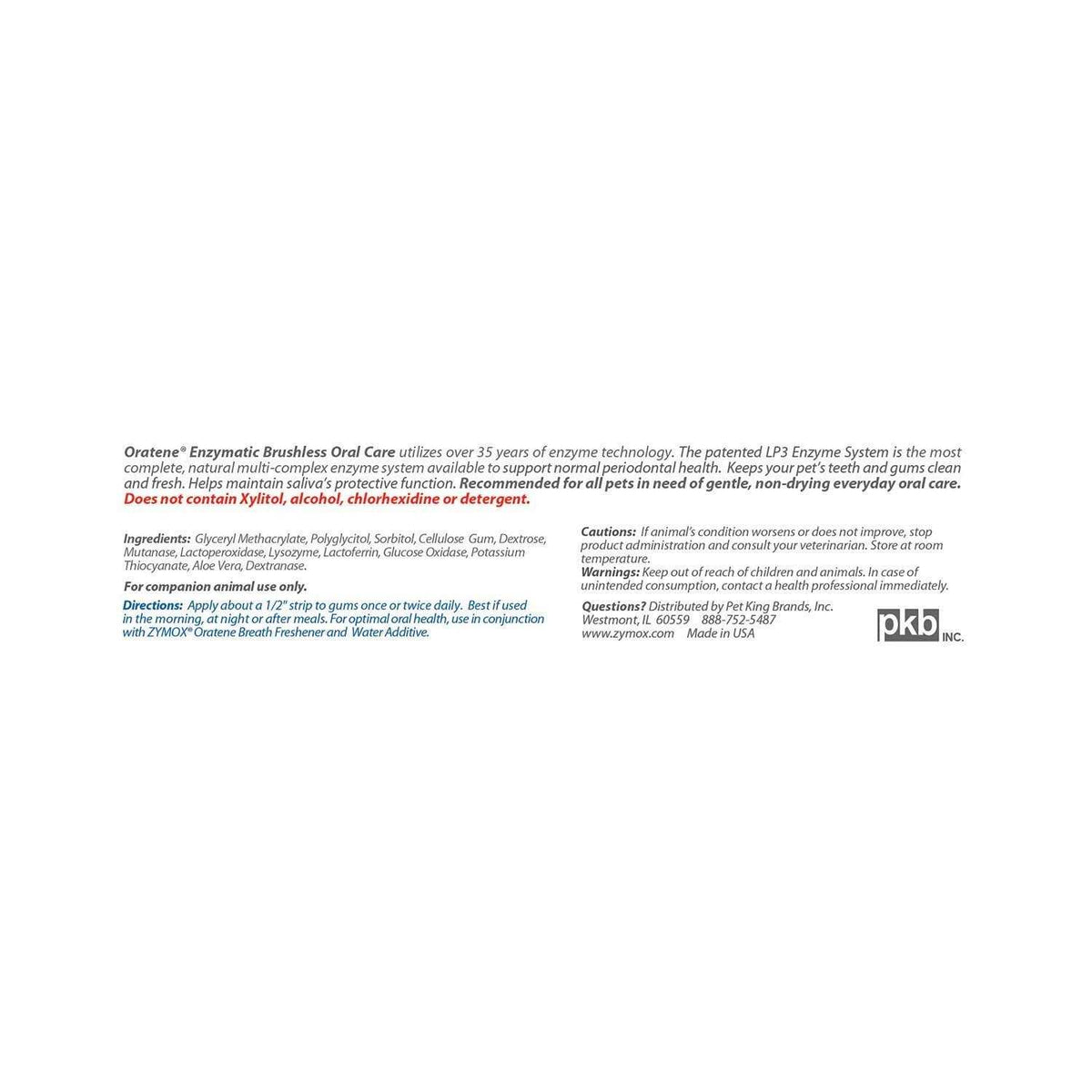 Oral Gel Pet Supplies N580