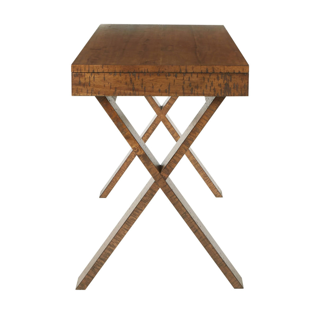 Distressed Brown Desk V724