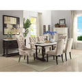 White Marble Dining Table L25839