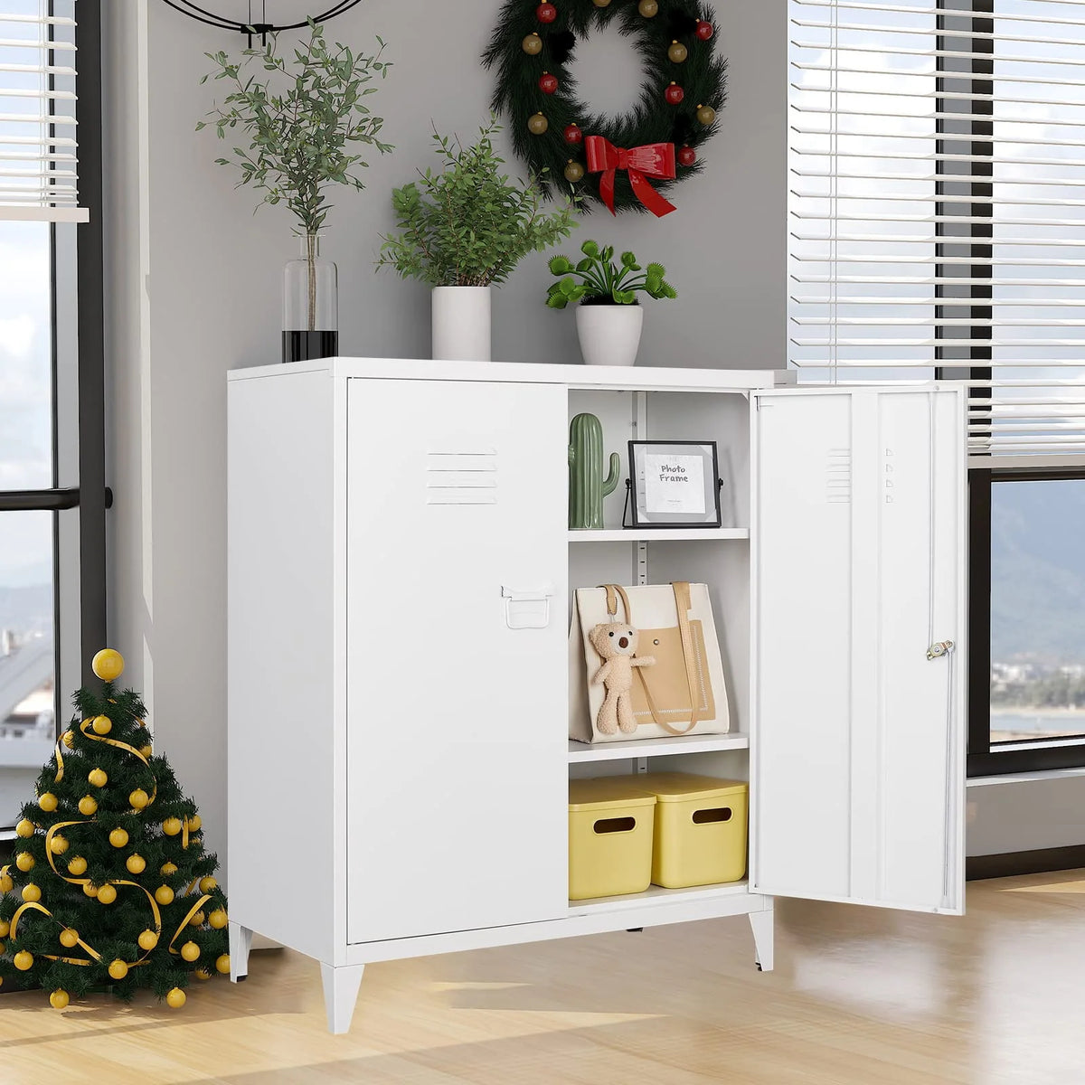 Metal Locker with 2 Doors G29004