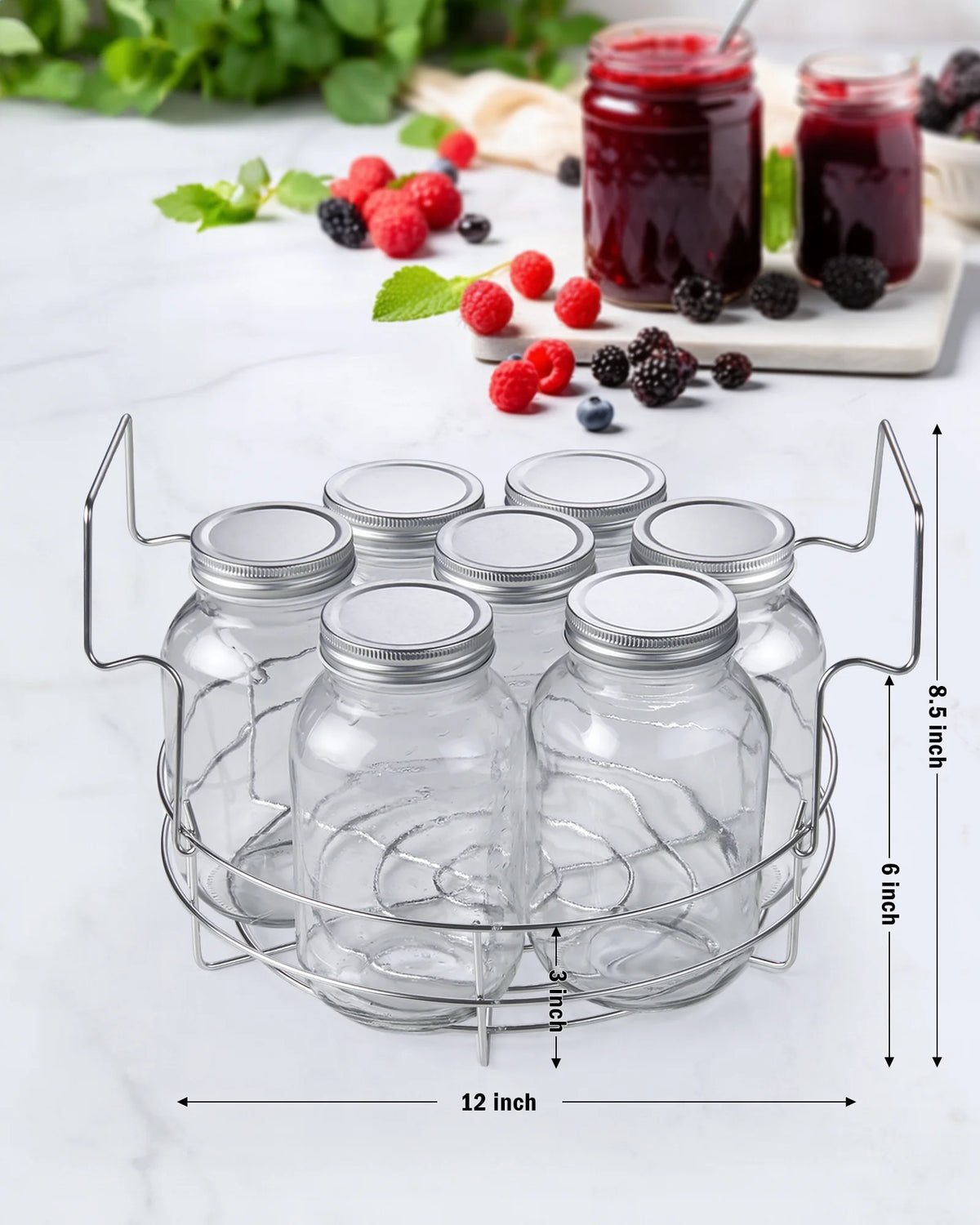 20 Quart Stainless Steel Canning Pot with Glass Lid H2769