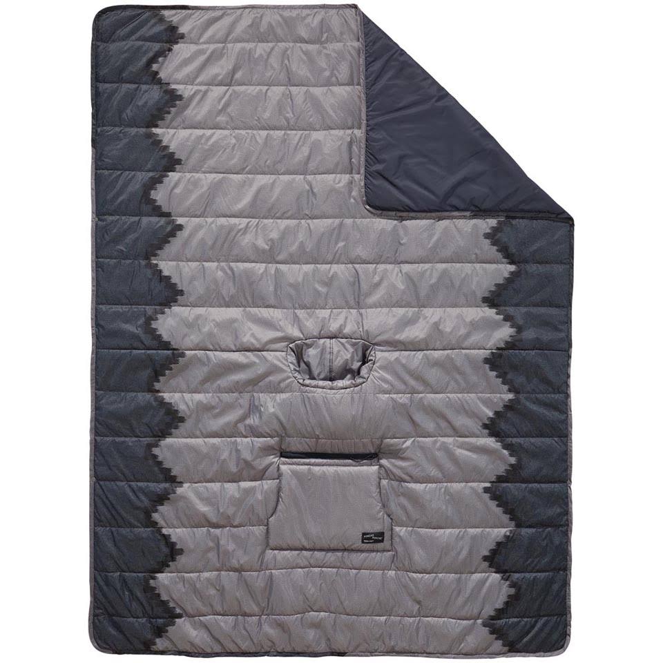 Slate Print Poncho Z795132