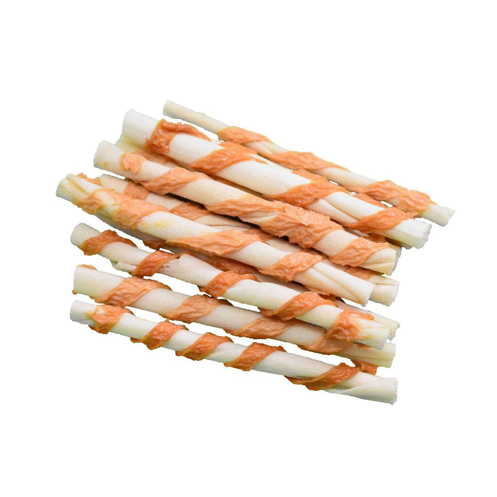 Oven Baked Beefhide Chicken Twists Dog I26478