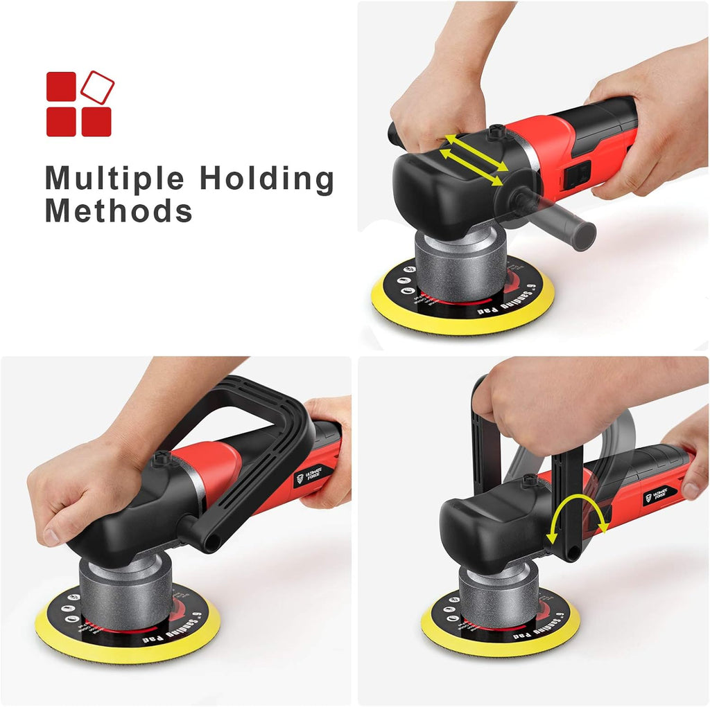 6 Inches Dual Action Random Orbital Polisher Pack of 2 Z89384