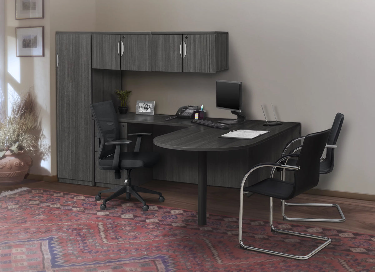 65 in. Ash Grey Wardrobe Cabinet G796