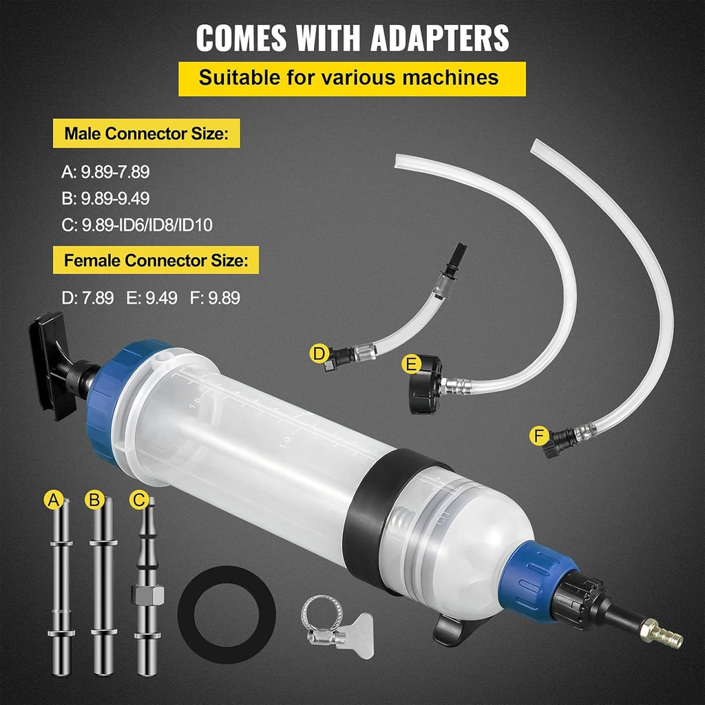 Transmission Fluid Pump Manual ATF Dispenser Tool Set with Adapters Pack of 2 B769233