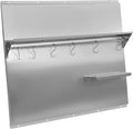 Stainless Steel Backsplash with Shelf (36x 29.5 Inch) S16494