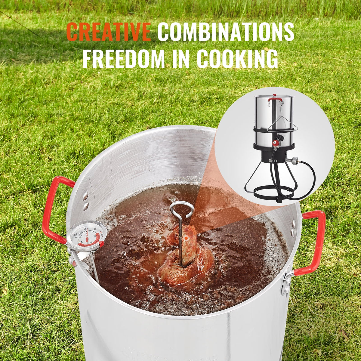 30 Qt Aluminum Propane Turkey Fryer Kit Z5761