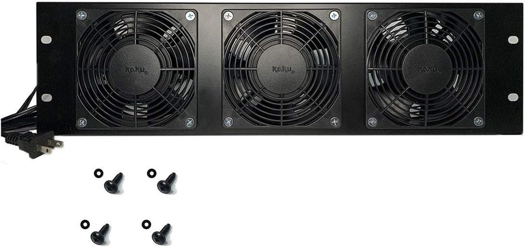 Rack Mount Fan Panel 3U, Pack of 2 E805