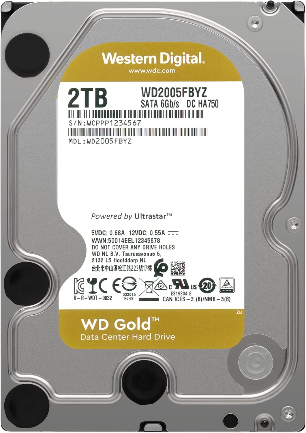 8TB 7200 RPM SATA 6 Gb/s Internal Hard Drive I608