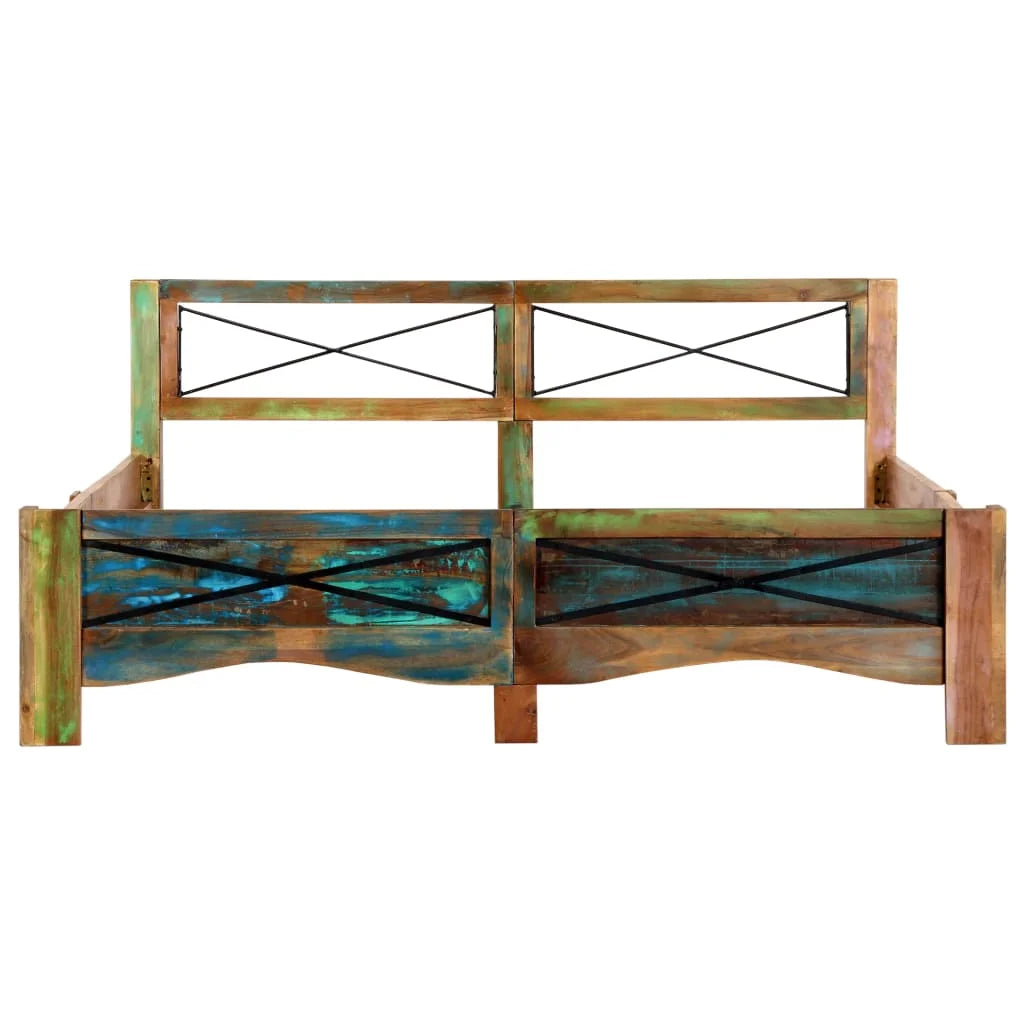 Solid Reclaimed Wood Bed Frame 63"x78.7" B3921