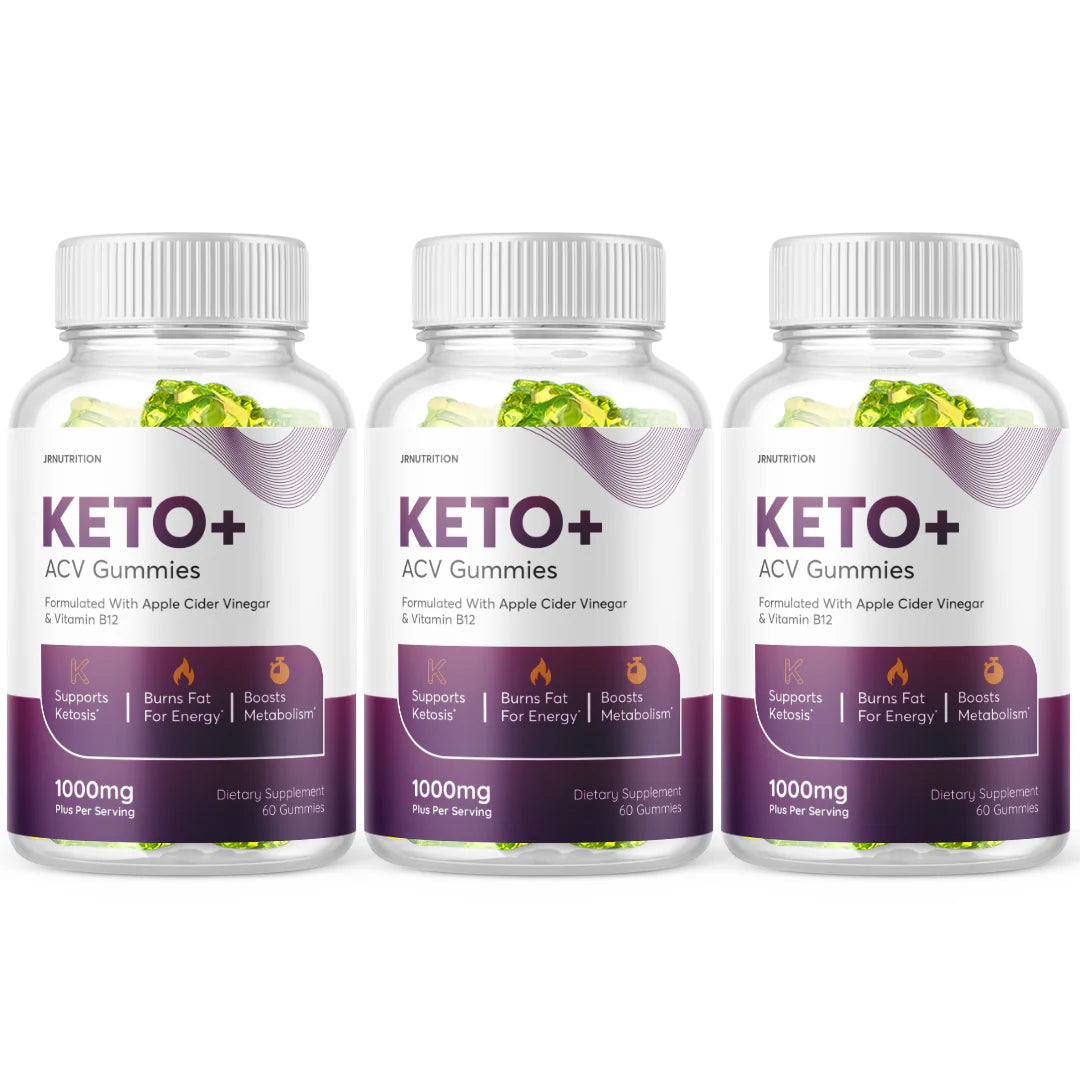 Keto ACV 1000mg Gummies 3 Bottles V3924