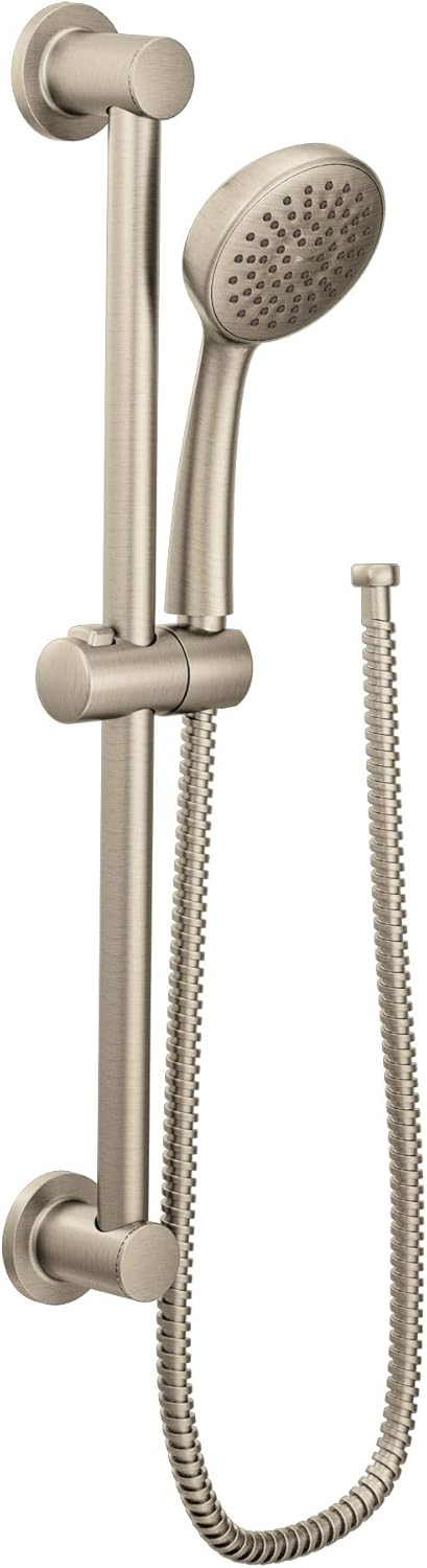 Chrome Handheld Shower with 24-Inch Slide Bar and 59-Inch Hose Z993