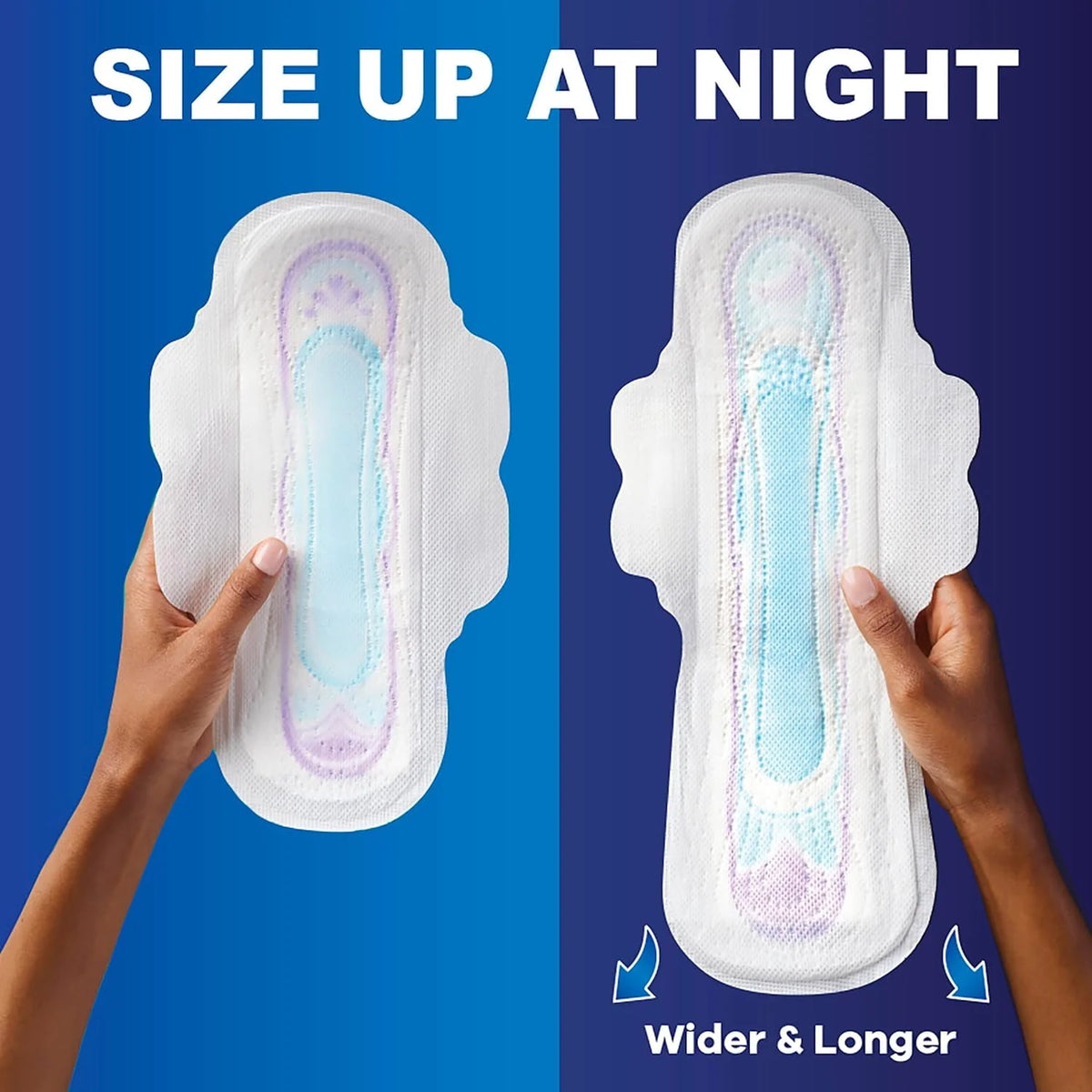 Ultra Thin Pads with Wings, Size 2, Long Super Absorbency, 58 CT G919