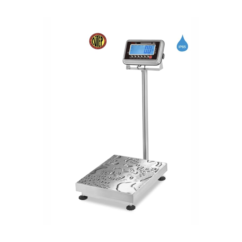 Washdown Stainless Steel Bench Scale, 500lb Capacity D49073