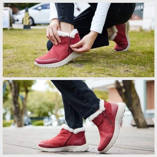 Women's Winter Ankle Fur Lined Boots N191