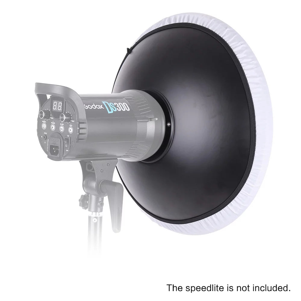 41cm Speedlite Strobe Lighting Diffuser Beauty Dish Lampshade Bowens Mount C334716