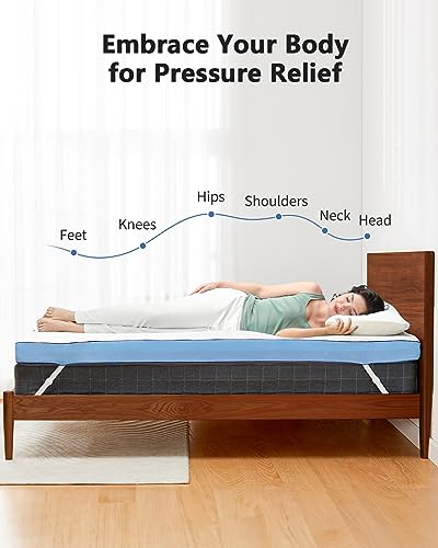 3 Inch Firm Gel-Infused Memory Foam Mattress Topper Twin Size R861