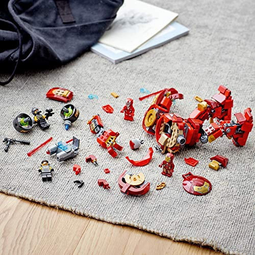 LEGO Marvel Avengers Iron Man Hulkbuster Versus A.I.M. Agent 76164, Interactive Brick-Build Playset with Minifigures (456 Pieces) J67549