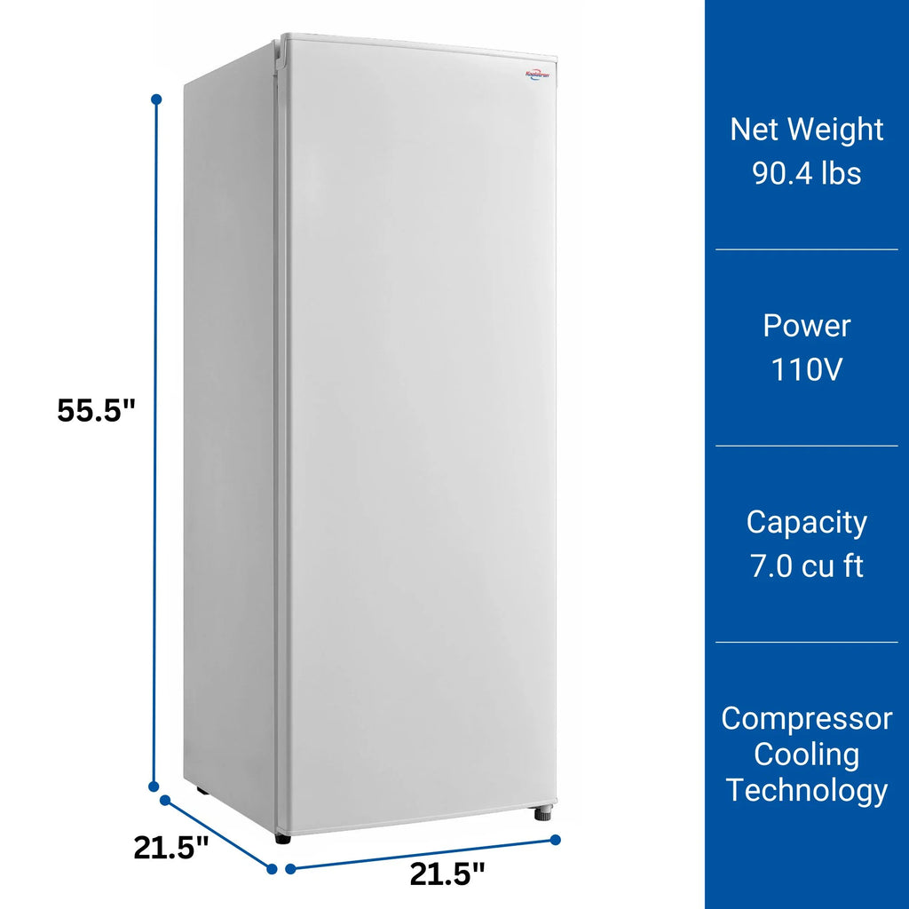 White 7.0 cu ft Upright Freezer Z177253